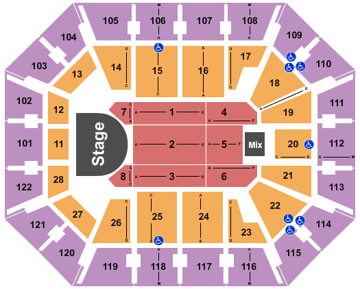 Mohegan Sun Arena Billy Joel Seating Chart